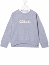 CHLOÉ EMBROIDERED LOGO SWEATER
