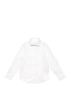 FENDI FENDI KIDS LOGO EMBROIDERED SHIRT