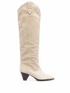 ISABEL MARANT LIHANA SUEDE KNEE-HIGH BOOTS