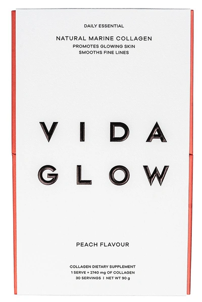 Vida Glow Natural Marine Collagen Sachets Peach In Beauty: Na