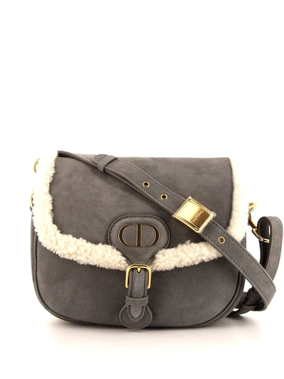 Pre-owned Dior 2020  Bobby Shoulder Bag In Grey