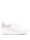 Alexander Mcqueen White & Pink Oversized Court Sneakers