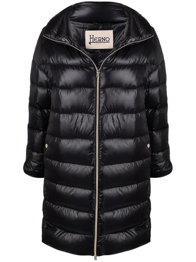 HERNO PADDED ZIP-UP COAT