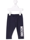 Moschino Logo-print Tracksuit Bottoms In Blue