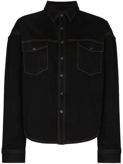 WARDROBE.NYC OVERSIZED DENIM BUTTON JACKET