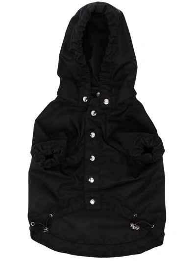 Prada Hooded Dog Coat In Black
