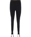 Ambush Stirrup High-waist Leggings In Black  