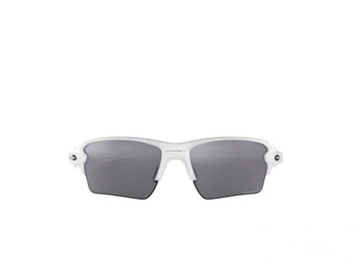 Oakley Grey Rectangular Mens Sunglasses Oo9188 918876 59 In Grey,white