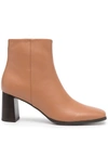 Senso Eadie I Leather Ankle Boots In 褐色