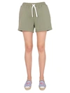 Philosophy Di Lorenzo Serafini Drawstring Cotton Shorts In Green