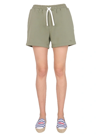 Philosophy Di Lorenzo Serafini Drawstring Cotton Shorts In Green