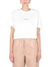 Stella Mccartney Women's T-shirt With Logo In White