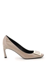 Roger Vivier Belle Vivier 70 Trompette Pumps In Daino (beige)