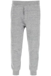 Dsquared2 Embroidered-logo Cotton Track Pants In Dark Grey Melange (grey)