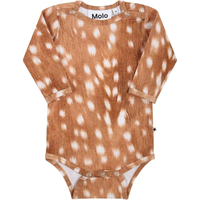 Molo Baby Brown Fawn Foss Bodysuit