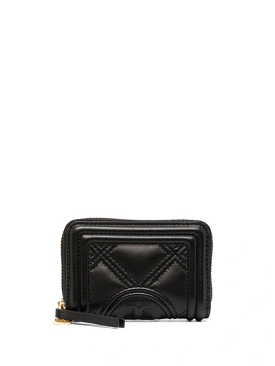 Tory Burch Fleming Soft Mini Wallet In Black  