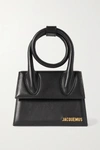 JACQUEMUS LE CHIQUITO NOEUD SMALL LEATHER SHOULDER BAG