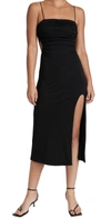 Cinq À Sept Mariah Back-cutout Slip Midi Dress
