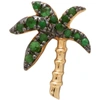 Yvonne Léon 18k Gold Tsavorite Single Earring In Gold/tsavorite