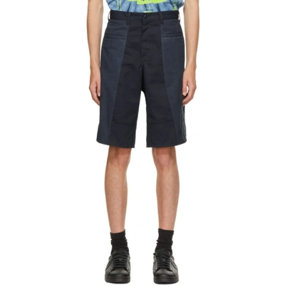 Liam Hodges Unified Work Bermuda Shorts In Blue
