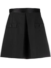 Sandro Hugo Tailored High-waist Shorts In Schwarz