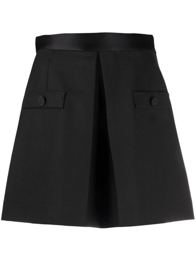Sandro Hugo Tailored High-waist Shorts In Black