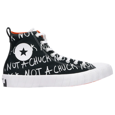 Converse Mens  Unt1tl3d High Top In Black/white/bold Mandarin