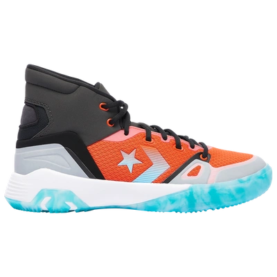 Converse G4 High Top In Black/bright Poppy/harbor Teal