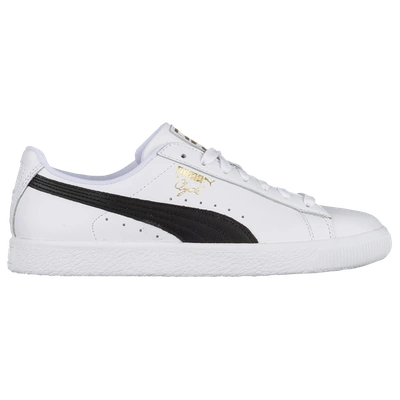 Puma Mens  Clyde In White/black/team Gold