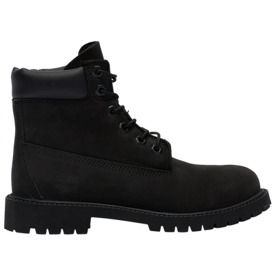 Timberland Kids' Boys  6premium Waterproof Boots In Black/black