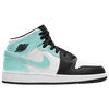 Jordan 1 Mid Little Kids' Shoe In White/tropical Twist/black