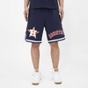 Pro Standard Mens  Shorts In Navy/orange