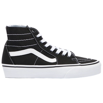 Vans Sk8-hi Taper Canvas Sneakers In Black/true White