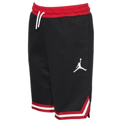 Jordan Boys' Center Court Fleece Shorts - Big Kid In Black/red