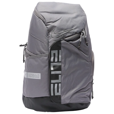 NIKE NIKE HOOPS ELITE PRO BACKPACK GUNSMOKE/BLACK/METALLIC SILVER SIZE ONE SIZE 