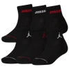 Jordan Boys  Legend Ankle 6-pack Socks In Black/black