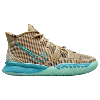 Nike Kyrie 7 Big Kids' Basketball Shoes In Grain/aquamarine/tropical Twist