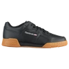 Reebok Men's Workout Plus Leather Low-top Sneakers In Black/carbon/classic Red