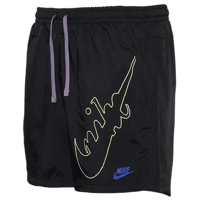 Nike Mens  Festival Flow Shorts In Black/purple