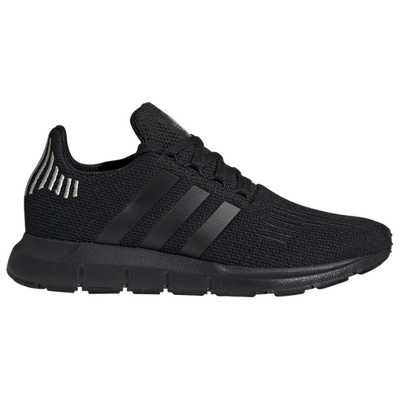 Adidas Originals Womens Adidas Swift Run In Black/black