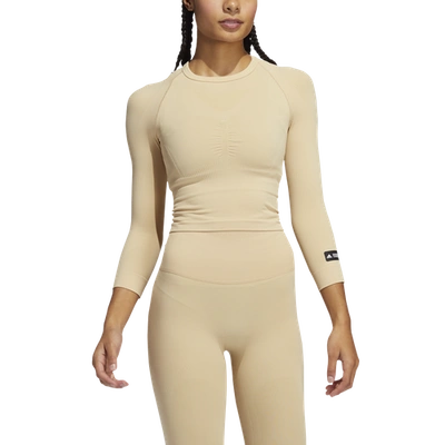 Adidas Originals Womens Adidas Formotion T-shirt In Beige/beige
