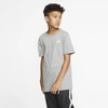 Nike Futura Tee - Little Kid In Dark Grey Heather/white