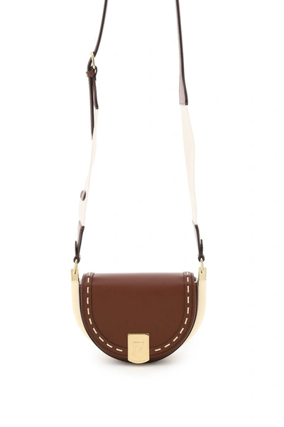 Fendi Moonlight Shoulder Bag In Brown