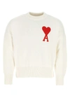 AMI ALEXANDRE MATTIUSSI AMI AMI DE COEUR EMBROIDERED KNIT JUMPER