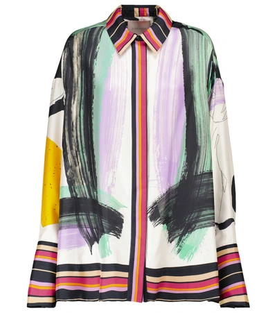 Roksanda Abstract-printed Silk Blouse In Multicoloured