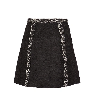 Giambattista Valli Lace-detail Mini Skirt In Black