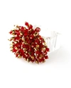 Kim Seybert Brilliant Napkin Ring - Red