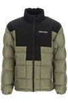 Marcelo Burlon County Of Milan Marcelo Burlon Cross Two-tone Down Jacket In Mixed Colours