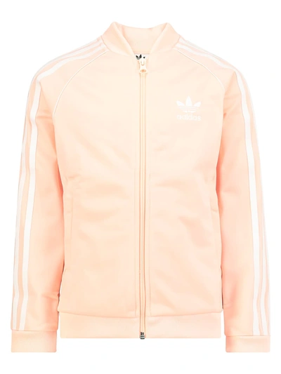 Adidas Originals Adidas Kids' Originals Adicolor Sst Track Jacket In Haze Coral/white