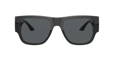 Versace 0ve4403 Gb1/87 Flattop Sunglasses In Grey